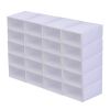20pcs/Set Thicken Shoes Box Stackable Plastic Drawer Case Shoes Storage Stand Organizer Shelf for Hallway Living Room Shoebox