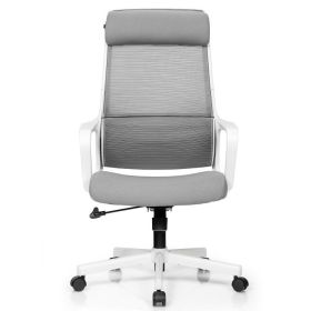 High Back Mesh Office Chair with Heating Headrest