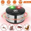 360� Ultrasonic Pest Repeller Electronic Plug-in Pest Control Mouse Chaser Blocker Repellent Deterrent with Pressure Wave & Ultrasonic Sound for Indoo