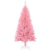 Artificial Christmas Tree with Stand Pink 4 ft PVC