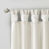 Twist Tab Lined Window Curtain Panel(Only 1 Pc Panel)