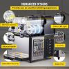 VEVOR Commercial Slushy Machine, 3LX2 Tank Slush Drink Maker, 340W Frozen Drink Machine with Temperature Preservation, Stainless Steel Home Slush Froz