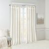 Twist Tab Lined Window Curtain Panel(Only 1 Pc Panel)