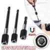 3PCS 60/100/150mm 1/4 Inch Hex Shank Quick Release Electric Drill Magnetic Screwdriver Bit Adjustable Extension Holder Bar Shank