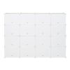 8-Tier Portable 64 Pair Shoe Rack Organizer 32 Grids Tower Shelf Storage Cabinet Stand Expandable for Heels, Boots, Slippers, White RT