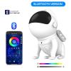 Space Dog Night Light Galaxy Star Astronaut Projector App Nebula Lamps Led Lights For Children Bedroom Decorative Birthday Gift
