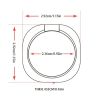 1pc Cell Phone Ring Holder Stand; 360 Degree Rotation Finger Ring Kickstand With Polished Metal Phone Grip For Magnetic Car Mount Compatible With IPho