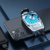 Mobile Phone Cooler Rechargeable Cooling Fan Cell Phone Radiator For Playing Games Watching Videos With LED Light; Compatible For ; iPhone/Google/Sams