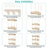 Bathroom Countertop Organizer 3 Tier Corner Makeup Storage Shelf Vanity Cosmetic Perfume Tray Clear Corner Rack for Bedroom Bathroom Kitchen